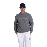 LUFİAN Erkek Slim Fit Sweatshirt, Bisiklet Yaka, Uzun Kol, Kum Rengi, L Beden L