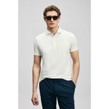 Lufian Erkek Spencer Hi- Tech Performance Dikişsiz Polo T-Shirt 111040240 Beyaz - 2XL