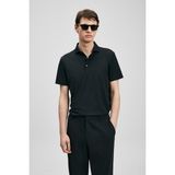 Lufian Erkek Spencer Hi- Tech Performance Dikişsiz Polo T-Shirt 111040240 Siyah - 2XL