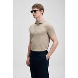 Lufian Erkek Spencer Hi- Tech Performance Dikişsiz Polo T-Shirt 111040240 Toprak - 4XL