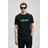 Lufian Erkek Surge Modern Grafik T-Shirt 111020317 Siyah