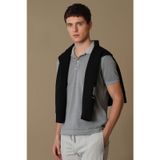 Lufian Erkek Vernon Spor Polo Yaka T-Shirt 111040121 Koyu Gri
