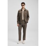 Lufian Eron Smart Erkek Chino Pantolon Slim Fit Kum