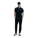 Lufian Everes Smart Polo Tişört Siyah, 4XL, KCMN-AST08971, SİYAH, Erkek