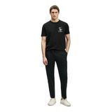Lufian Finx Modern Grafik T-Shirt, Erkek, Siyah, M Beden