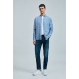 Lufian Fredıc Smart Jean Erkek Pantolon Slim Fit Mavi - 30 / 32