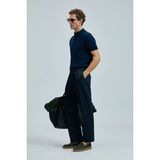 Lufian Fredıco Smart Erkek Chino Pantolon Comfort Pileli - Lacivert - 46