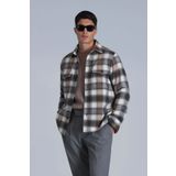 Lufian Fresher Erkek Basic Gömlek Slim Fit Kum