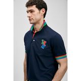 Lufian Fun Smart Erkek Polo Tişört Lacivert - XS