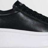 Lufian Gage Erkek Deri Sneaker Ayakkabı Siyah