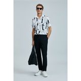Lufian Glen Smart Erkek Chino Pantolon Slim Fit Siyah - 48