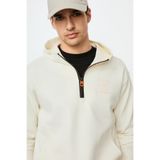 Lufian Grayson Erkek Sweatshirt Kırık Beyaz