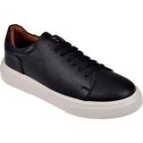 Lufian Hakiki Deri Erkek Spor Ayakkabı Sneaker Luf-Tommy Siyah Beyaz