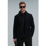 Lufian Haly Lacivert Spor Slim Fit Erkek Blazer Ceket