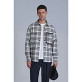 Lufian Hard Erkek Basic Gömlek Slim Fit Lacivert - XS