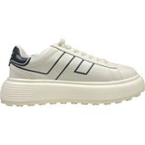 Lufian Harold Beyaz Sneaker Ayakkabı Erkek Kullanıcılar İçin Orta Topuklu Şık Tasarım