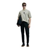 LUFIAN Helix Slim Fit Bej T-Shirt, XL, 111020245, BEIGE, Erkek