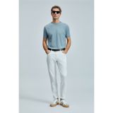 Lufian Helt Spor 5 Cep Erkek Pantolon Slim Fit Beyaz