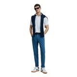 Lufian Helt Spor 5 Cep Erkek Pantolon Slim Fit Mürekkep Lacivert LACİVERT 50 Tek Beden