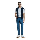 Lufian Helt Spor 5 Cep Erkek Pantolon Slim Fit Mürekkep Lacivert LACİVERT 56
