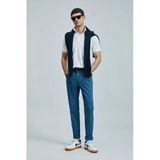 Lufian Helt Spor 5 Cep Erkek Pantolon Slim Fit Mürekkep Lacivert