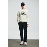 Lufian Henry Erkek Sweatshirt Kırık Beyaz