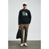 Lufian Henry Erkek Sweatshirt Siyah - M