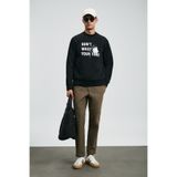 Lufian Henry Erkek Sweatshirt Siyah