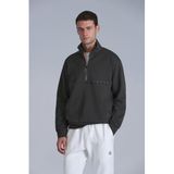 Lufian Howe Sweatshirt, S, 30142, Haki, erkek