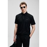 Lufian Hudson Erkek Siyah Polo Yaka Tişört (111040234) - 4XL