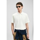 Lufian Hudson Smart Erkek Polo Tişört Siyah - Beyaz - XS