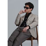 Lufian Jak Spor Erkek Blazer Ceket Slim Fit - 46 - Bej