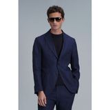 Lufian Jak Spor Erkek Blazer Ceket Slim Fit Lacivert - 48