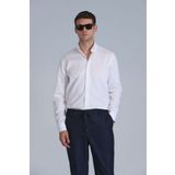 Lufian Jakob Erkek Basic Gömlek Slim Fit Beyaz