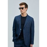 Lufian Jaques Spor Erkek Blazer Ceket Slim Fit Lacivert - 46