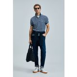 Lufian Jon Erkek Lacivert Polo Yaka T-shirt (111040227)
