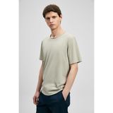 Lufian Junya Erkek Basic Tişört, Bej, XL Beden