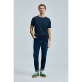Lufian Junya Erkek Basic Tişört Lacivert - Navy - XS