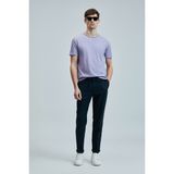 Lufian Junya Erkek Basic Tişört Lila - XS