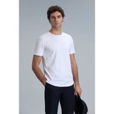 Lufian Junya Erkek Basic Tişört - M - Beyaz