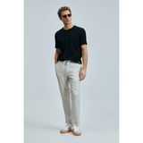 Lufian Junya Erkek Basic Tişört Siyah - Black - XS
