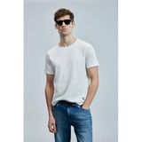 Lufian Junya Erkek T-shirt 111020259 BEYAZ L