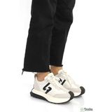 Lufıan Kadın Hakiki Deri Kalın Taban Mevsimlik Sneaker Spor Ayakkabı L5ZY/S30032 - Beyaz