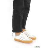 Lufıan Kadın Hakiki Deri Mevsimlik Kalın Taban Sneaker Spor Ayakkabı 5KZ/S30030 - Beyaz