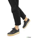Lufıan Kadın Hakiki Deri Mevsimlik Sneaker Spor Ayakkabı L5K/S30024 - Siyah
