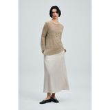 Lufian Lace Kadın Kazak Vizon - XS