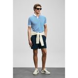 Lufian Landon Smart Erkek Polo Tişört Saks - 4XL