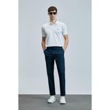Lufian Laon Polo Yaka T-Shirt, L, EN28GY106595, Beyaz, Erkek