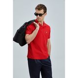Lufian Laon Smart Erkek Polo T-Shirt 111040206 - Kırmızı - 2XL