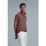 Lufian Laon Smart Erkek Polo Tişört Slim Fit Kiremit